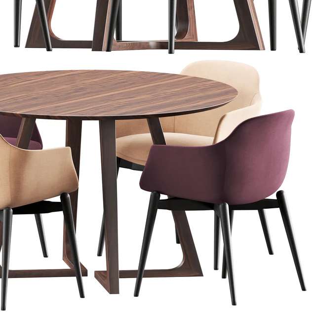 Marelli & West elm Dean dining set — Descargar