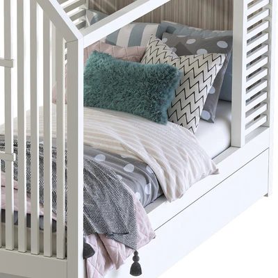 Children's bed in the form of a house 2 — Ver 5