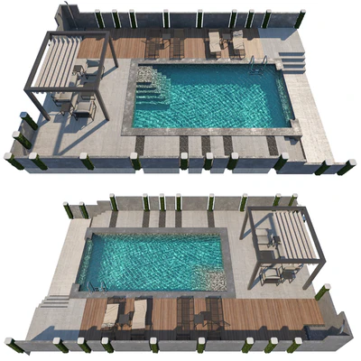 Gazebo and Swimming Pool # 5 — Ver 2