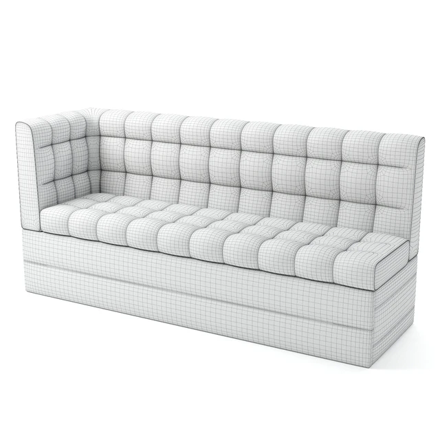 Sofa kitchen corner Breeze velveteen green and beige — Descargar