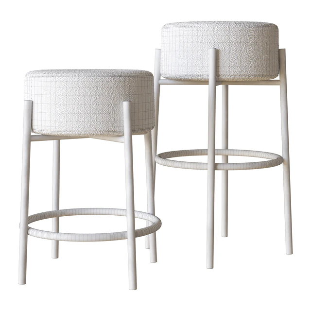 PEG UPHOLSTERED BAR STOOLS CB2 — Descargar
