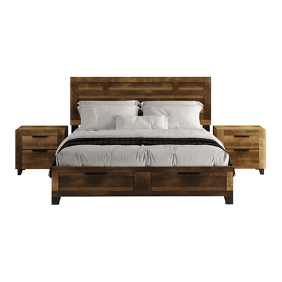 Morales Rustic Wood Bed — Ver 5