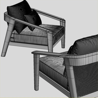 MALTA TEAK LOUNGE CHAIR — Вид 3