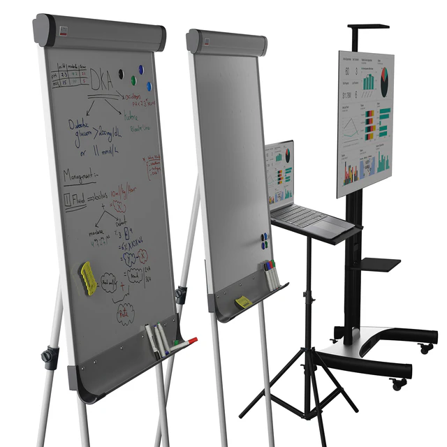 Office presentation set 1// Macbook air 2022 / OLED65CXRLA LG CX 65 4K Smart OLED/Marker board magnetic partition flipchart — Descargar
