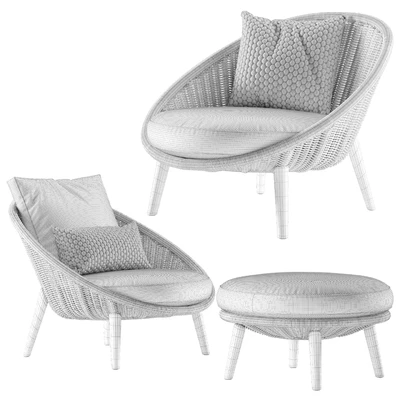 Minotti Lido Cord armchair — Ver 6
