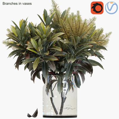 Branches in vases 25 — Скачать