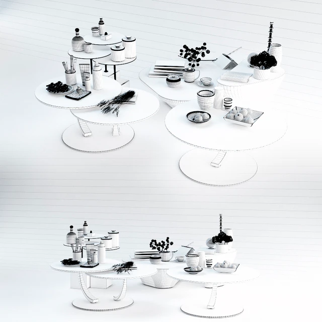Set coffee tables Sattelan Italia 5 — Descargar