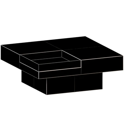 Quill Coffee Table By High Fashion Home — Ver 2
