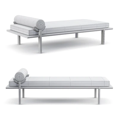 Vonnegut Kraft - Black crescent lounge daybed — Вид 2