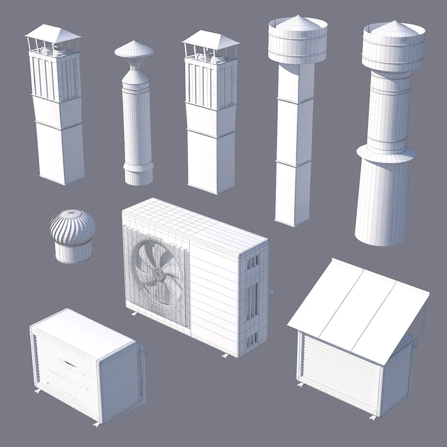 Set for the roofing of houses 01 — Descargar