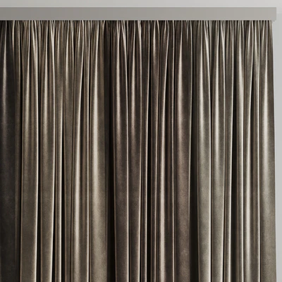 Curtain with rod 001 brown curtain HBH — Вид 6