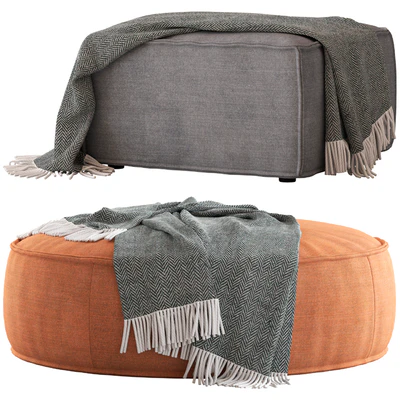 Globewest Orlando Seamed Ottoman — Вид 4