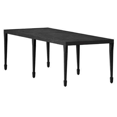 Silviano Rectangular Iron Coffee Table (Crate and Barrel) — Ver 4