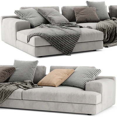 Cassina Miloe Chaise Longue Sofa — Ver 4