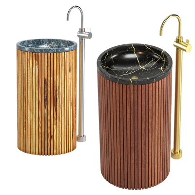 Wash Basin Set 02 — Вид 5