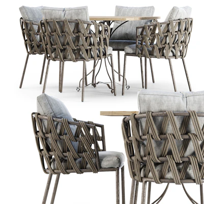 Outdoor garden furniture set v01 / Furniture set — Ver 5