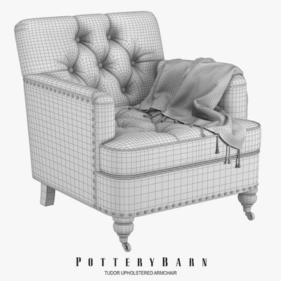 Pottery Barn - Tudor Upholstered Armchair — Вид 3