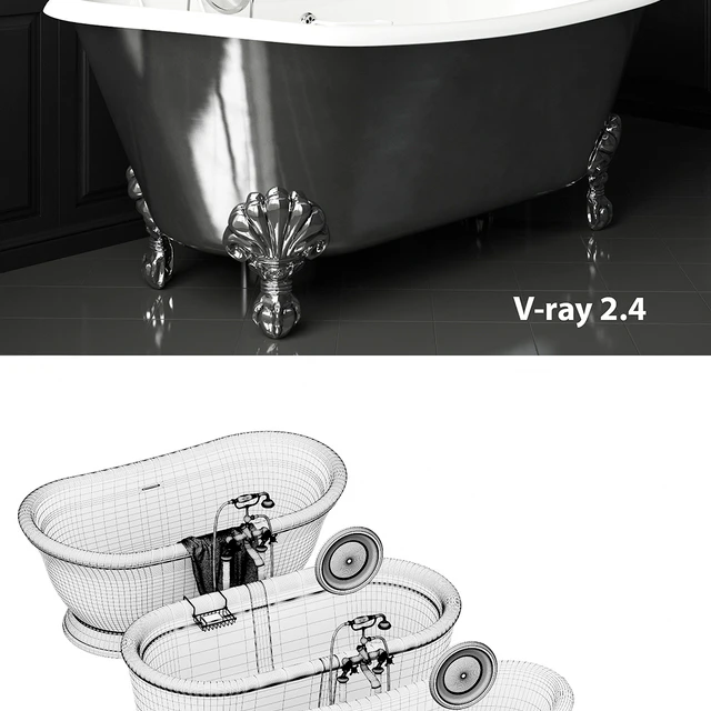 Devon &amp; Devon Bath set (vray, corona) — Descargar