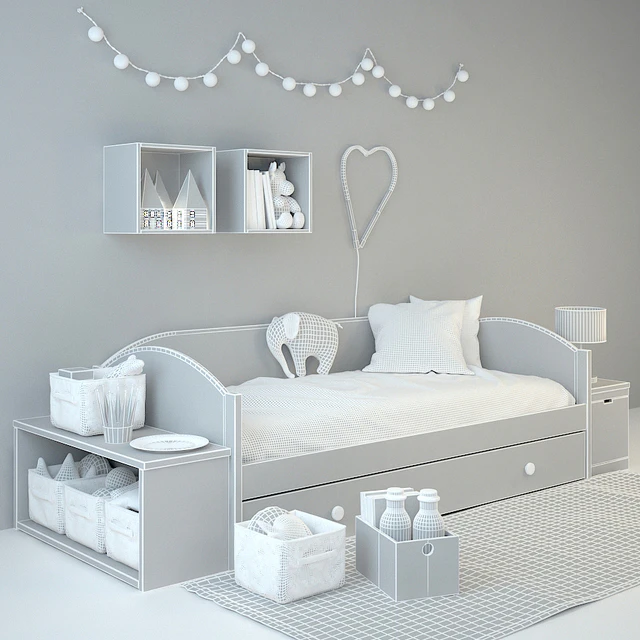 Children's furniture Asoral 02 — Descargar