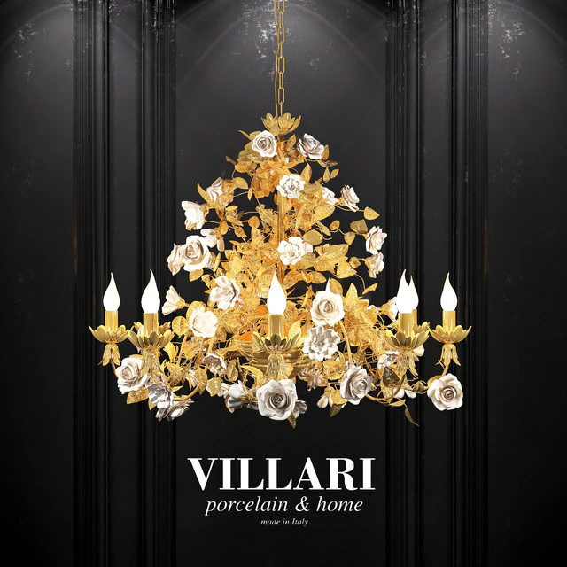 Люстра Villari ROSES CHANDELIER — Скачать