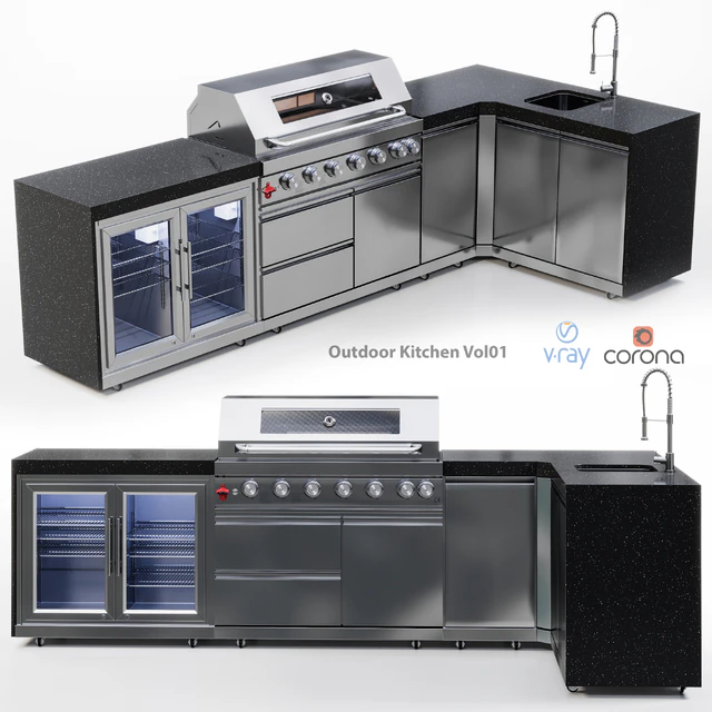 Outdoor Kitchen 01 — Скачать