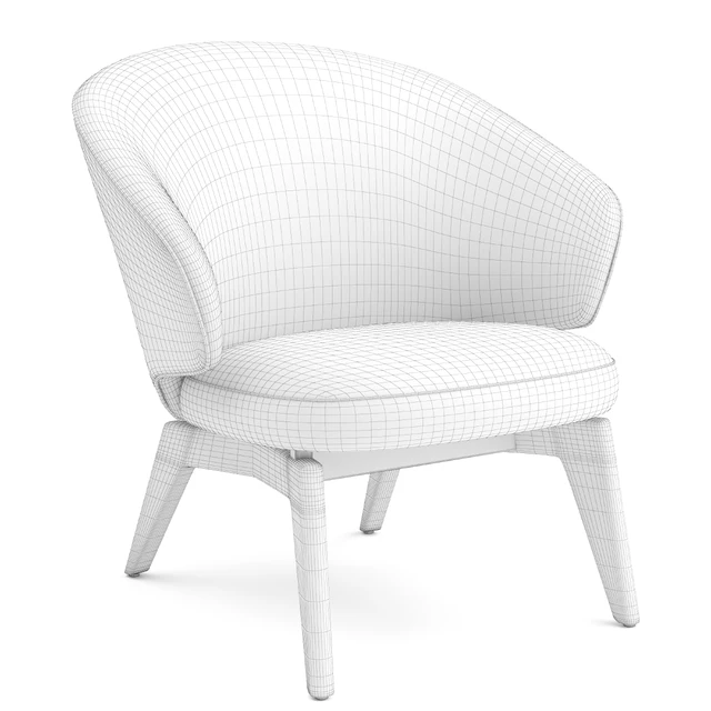 Fritz Hansen Let wood lounge chair — Descargar
