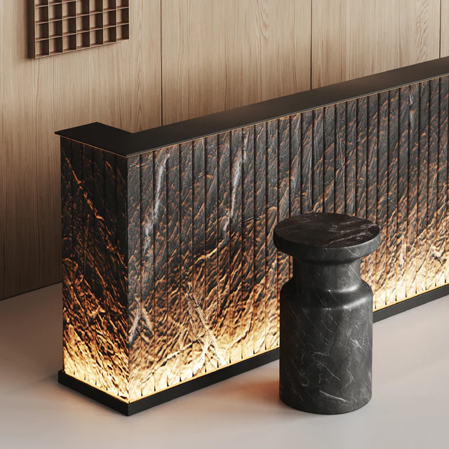 Stone natural hotel reception — Descargar