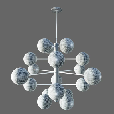 Lamp italian globe cedar moss light 20 — Ver 3