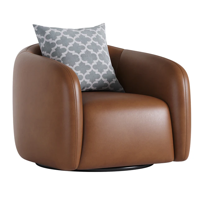 Fresno Leather Swivel Chair — Скачать