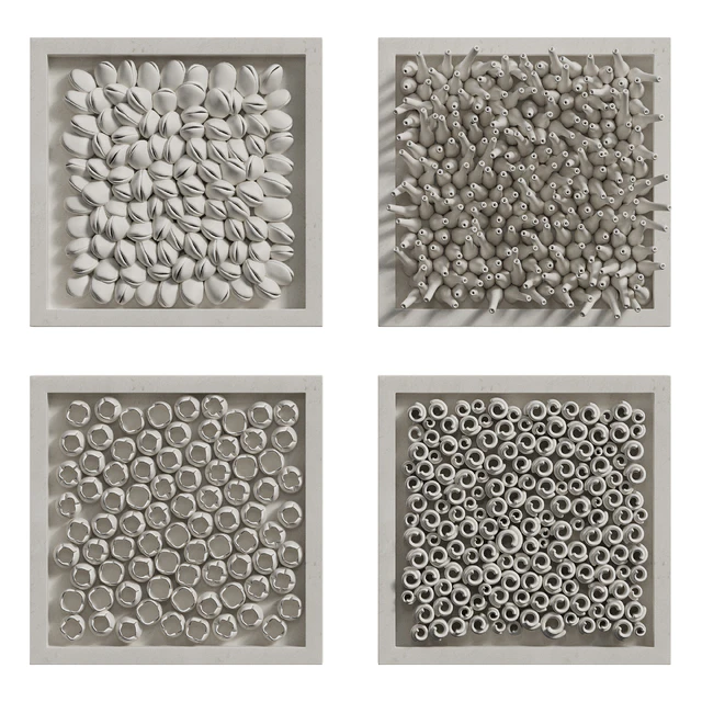Coral Reef Wall Decoration in frames 2 — Скачать