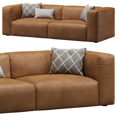 Leather 2seat Cloud Sofa by Prostoria — Вид 1