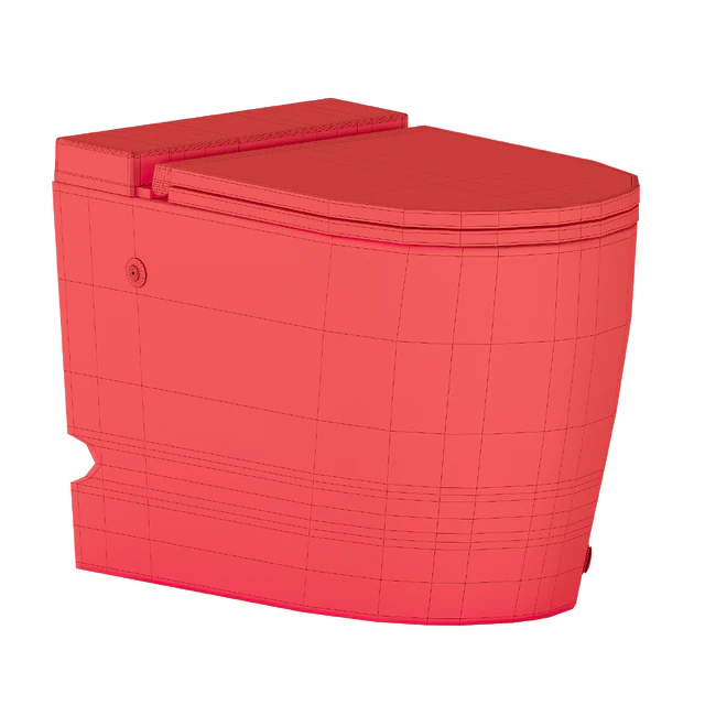 ABBER Bequem side-mounted toilet with pulse flush — Descargar