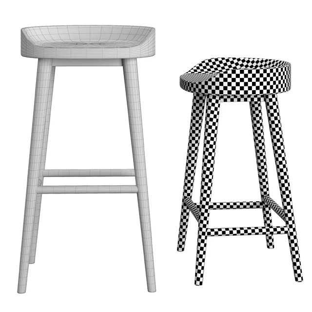 RH Danish Stool — Скачать