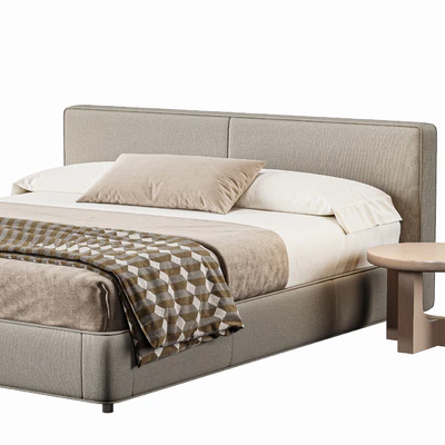 Aidan Bed, Sheepskin Camel — Ver 5