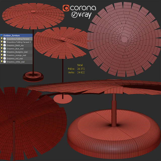 Ensombra Folding Parasol — Скачать