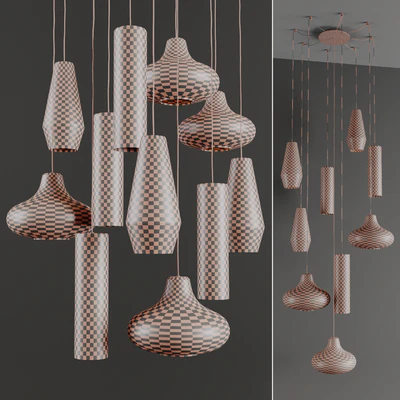 Olivia Emma Clio by Panzeri (3 Glass Pendants with 7 Colors) — Вид 5