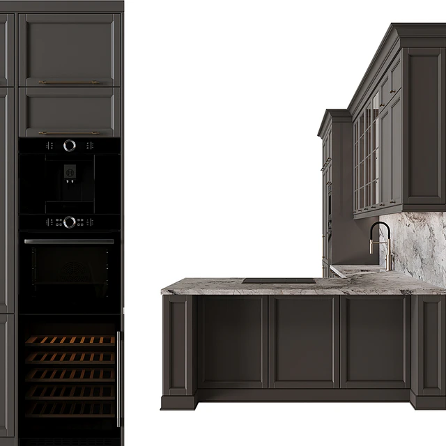 Kitchen in neoclassical style 53 — Descargar