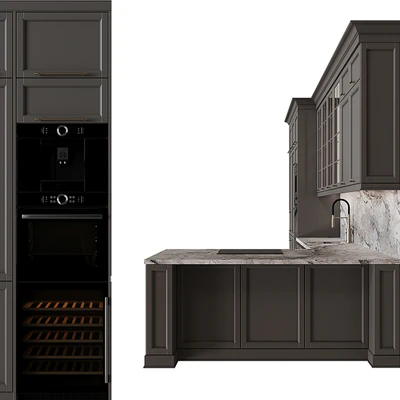 Kitchen in neoclassical style 53 — Ver 7
