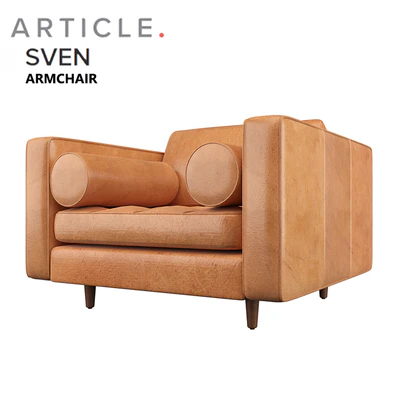 sven charme tan armchair — Ver 1