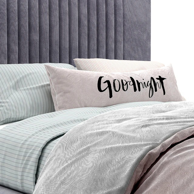 Upholstered Platform Bed With French HeadBoard — Descargar