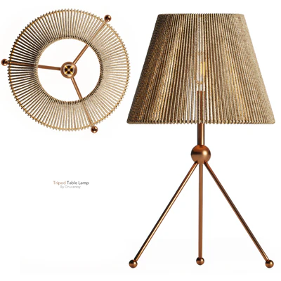 Ellery Tripod Table Lamp by Jake Arnold — Вид 3