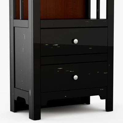 Keefe Bookcase - Black — Вид 3