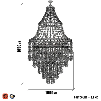 Grand Shell Chandelier D1000 — Вид 3