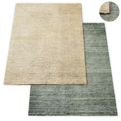 Ellipse Hand-Knotted Wool Rug RH Collection — Ver 1