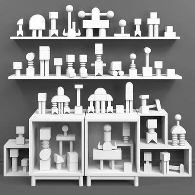 Toys and furniture set 30 — Ver 3