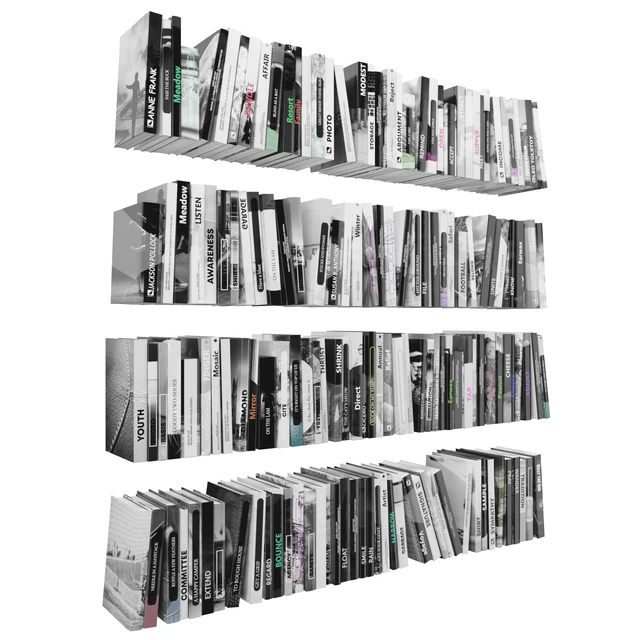 Set of books gray - 2-01 — Descargar
