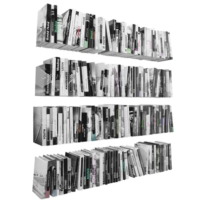 Set of books gray - 2-01 — Ver 6