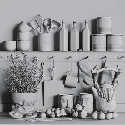 Decorative kitchen set 03 — View 5