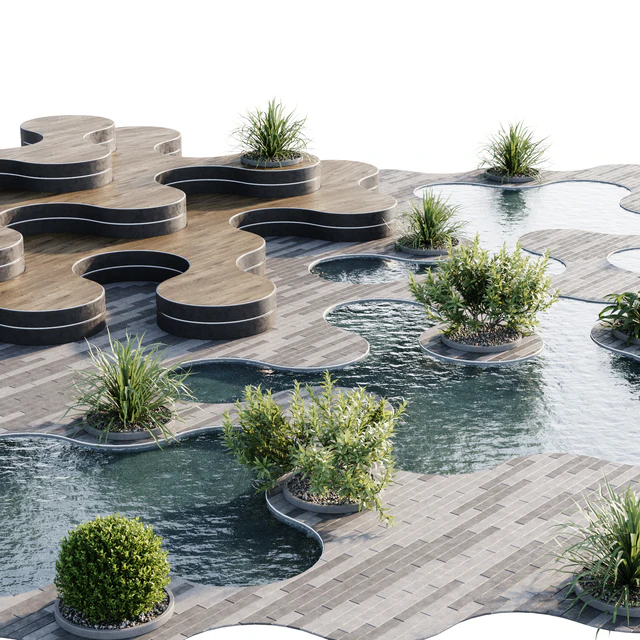 Town Square and Outdoor Plants 6 — Скачать