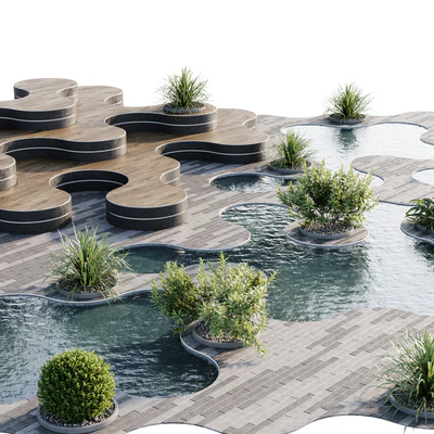 Town Square and Outdoor Plants 6 — Вид 5